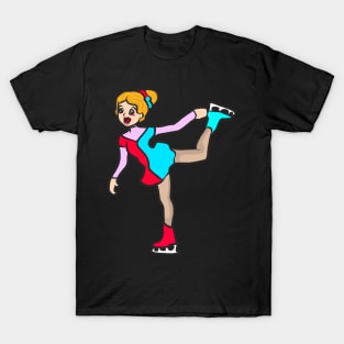 Figure skating ice skating ice skating ice sport T-Shirt